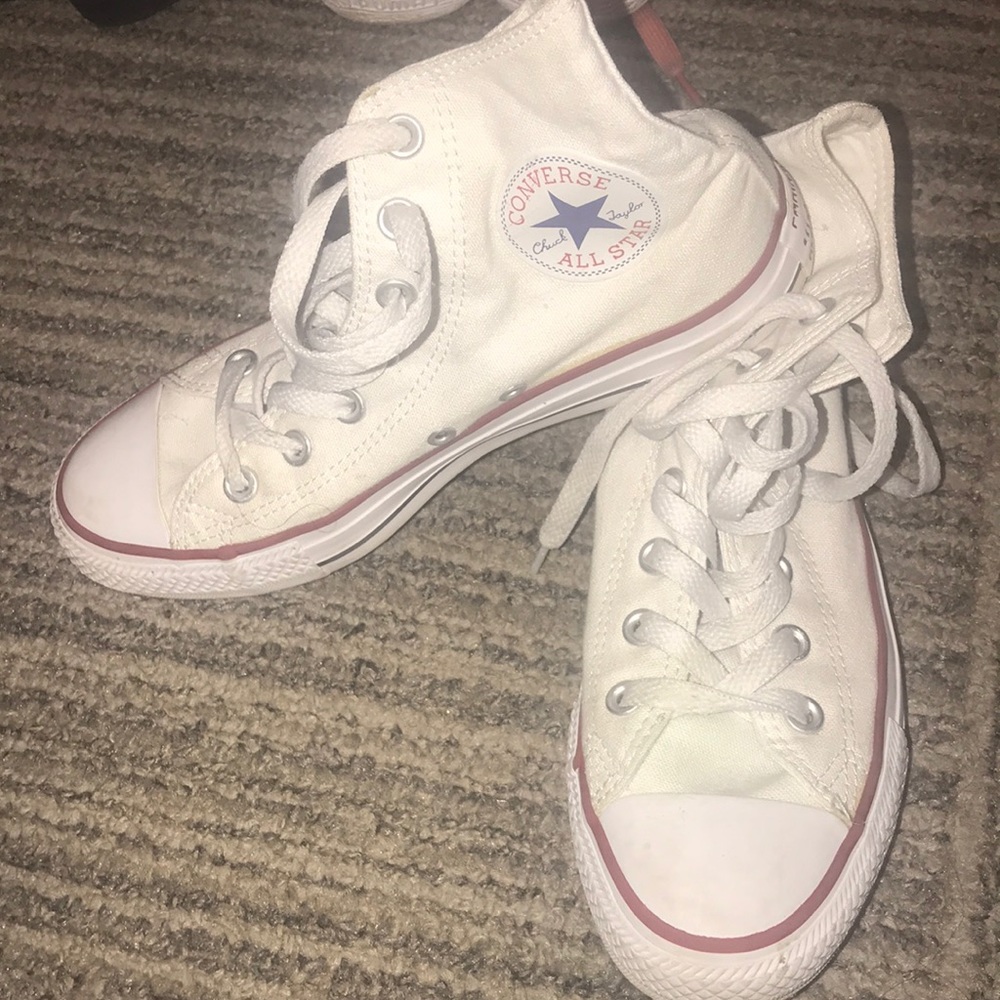 High Top White Converse